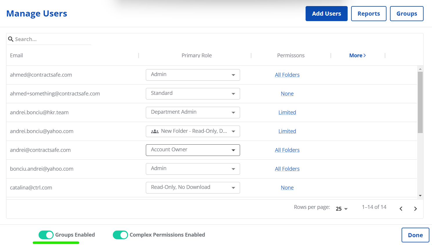 Creating User Groups