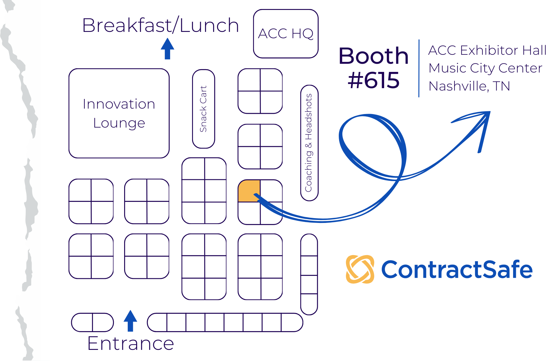ContractSafe Booth 615 Location