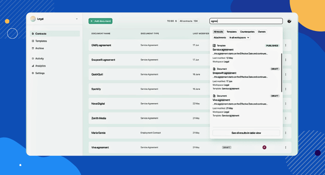 Juro dashboard image
