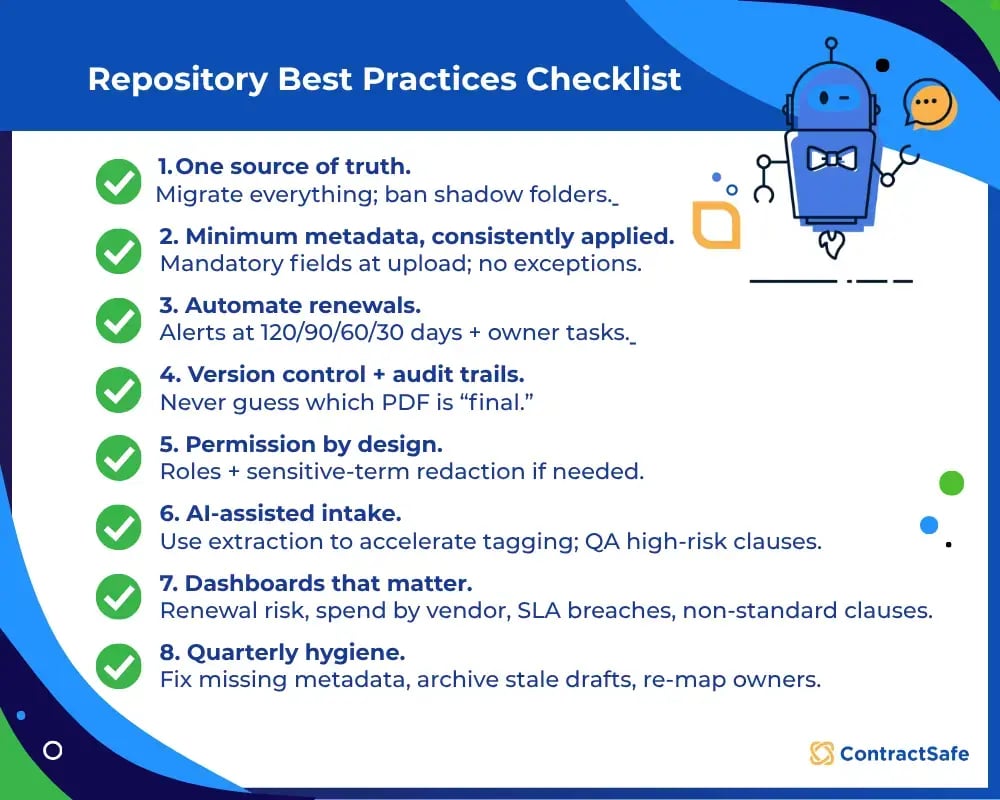 Repostitory Best Practices Checklist Image