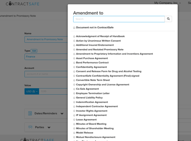 Amendments