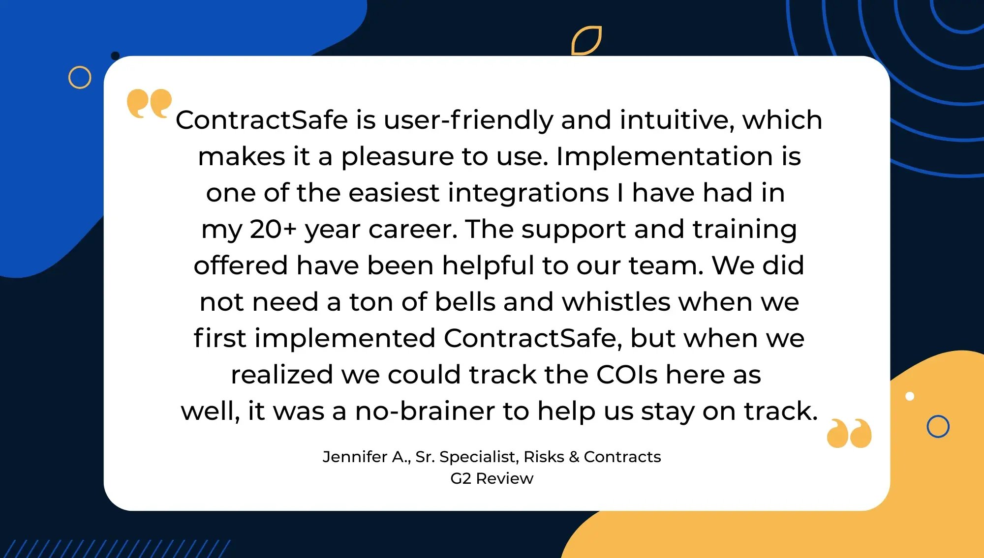 Quote Image_User-Friendly, Intuitive, Implementation, Support