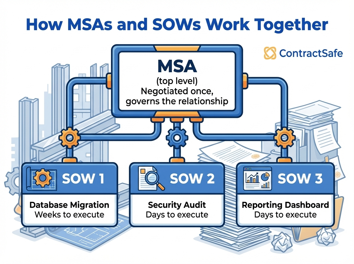 How MSAs and SOWs Work Together