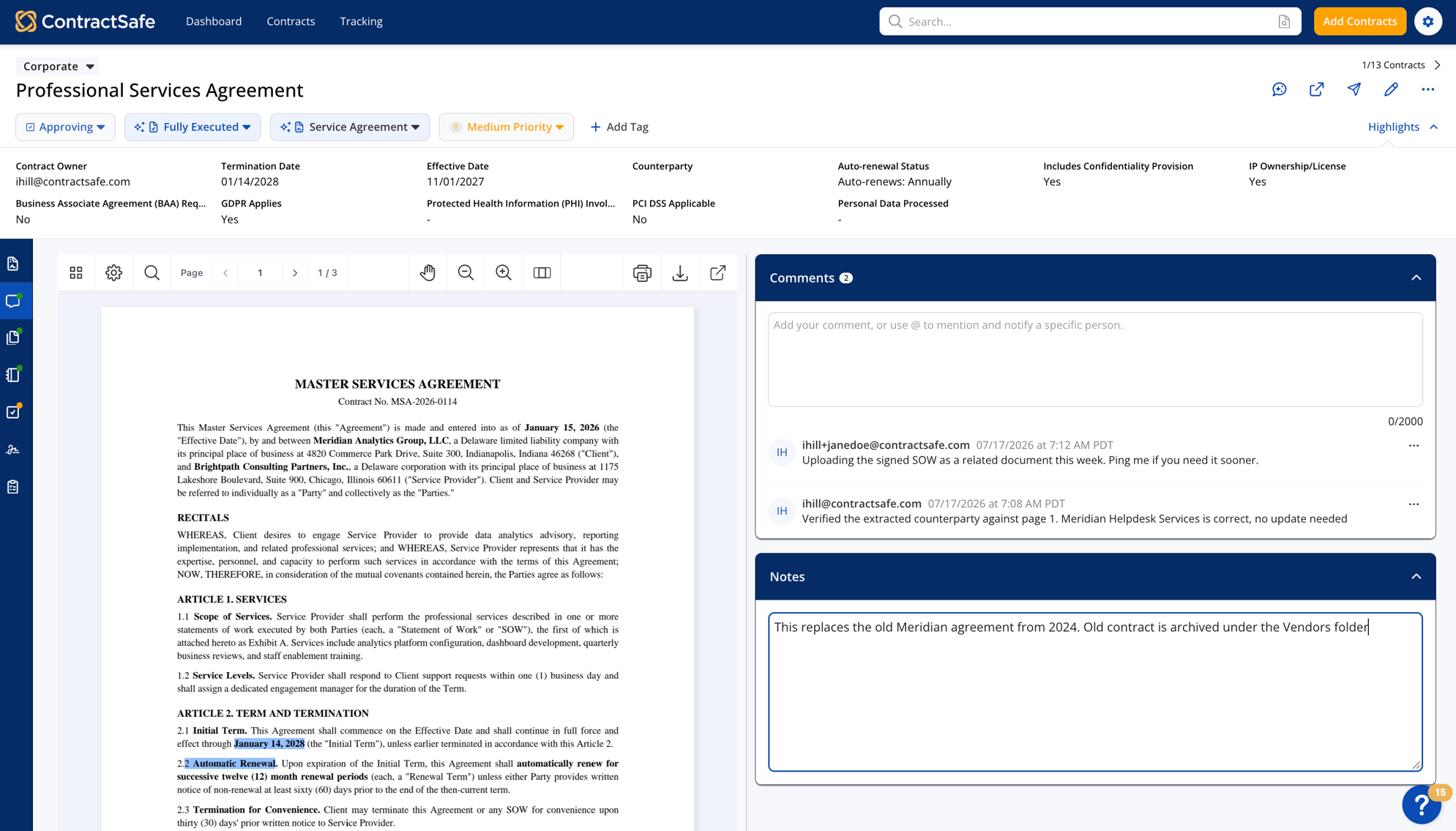 Document View