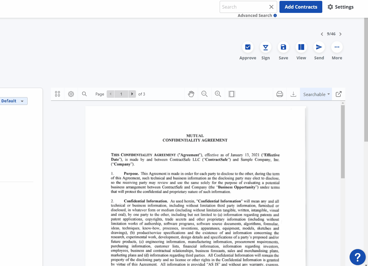 generate-redline-in-contractsafe-online-editing