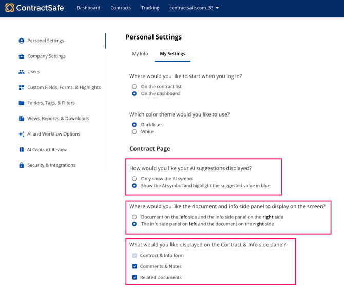Personalized Settings-1