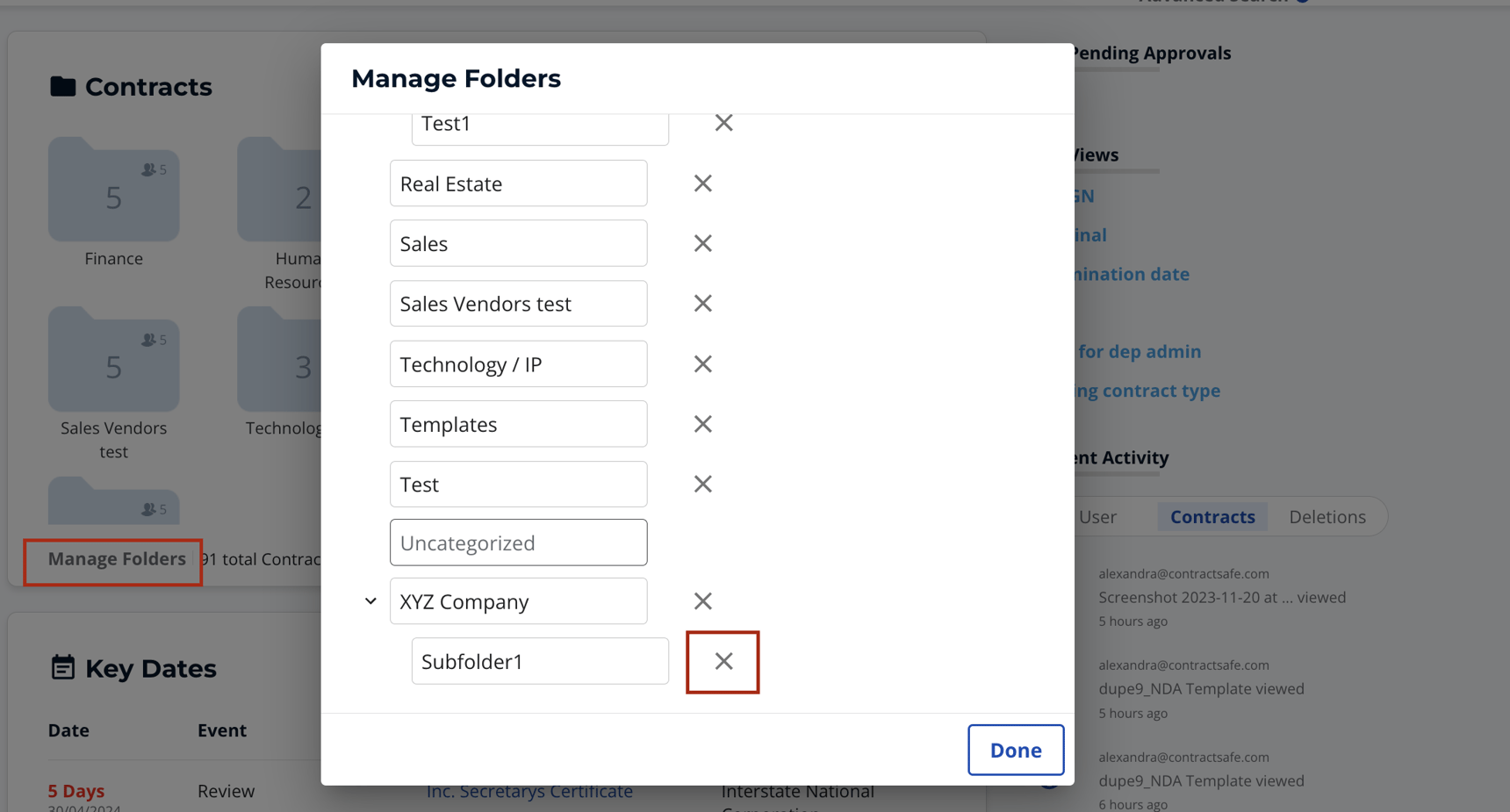 How to enable and use Subfolders?