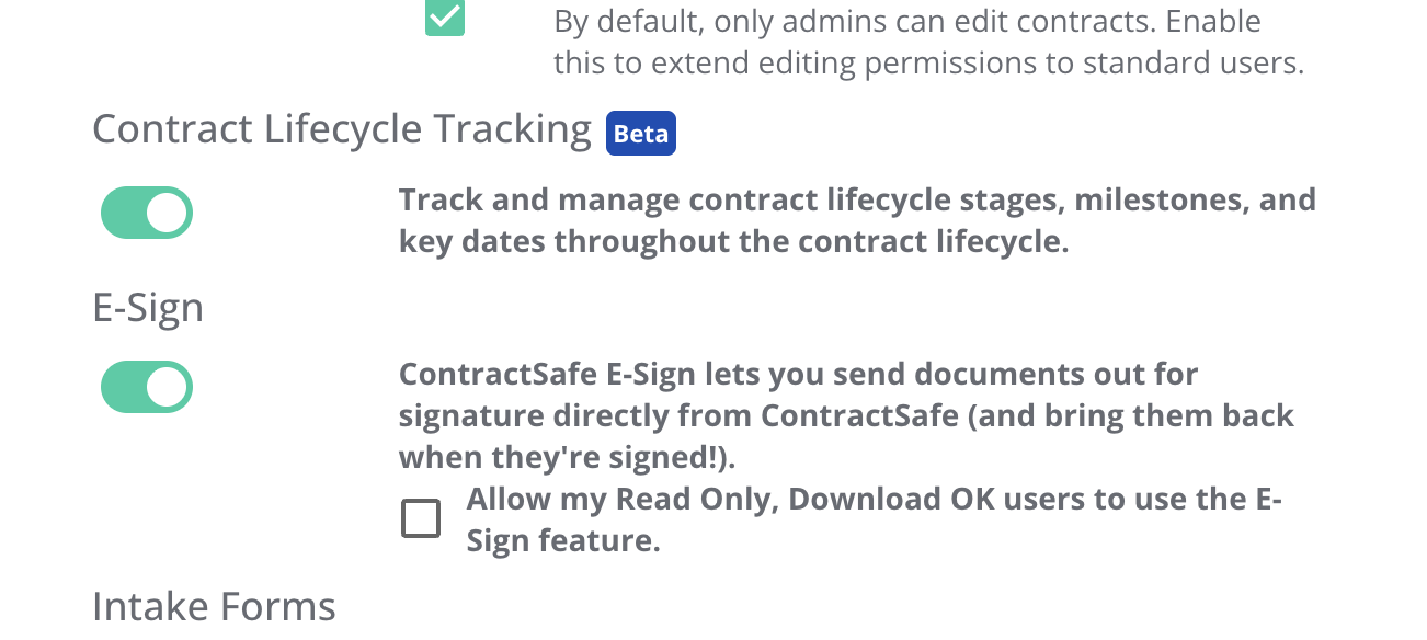 Getting started with Contract Lifecycle Tracking