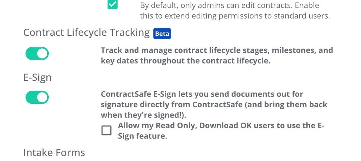 Getting started with Contract Lifecycle Tracking