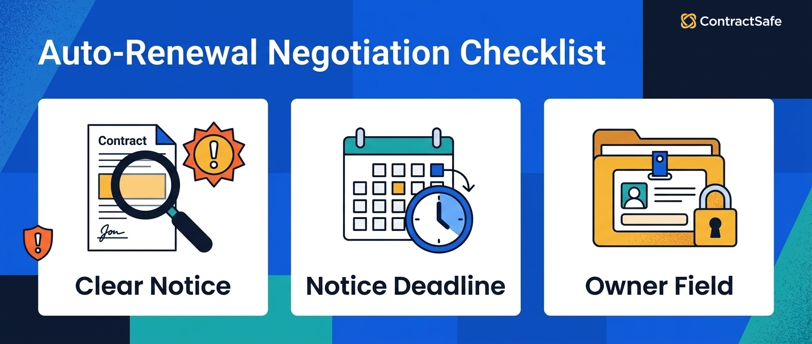 Auto-Renewal Negotiation Checklist