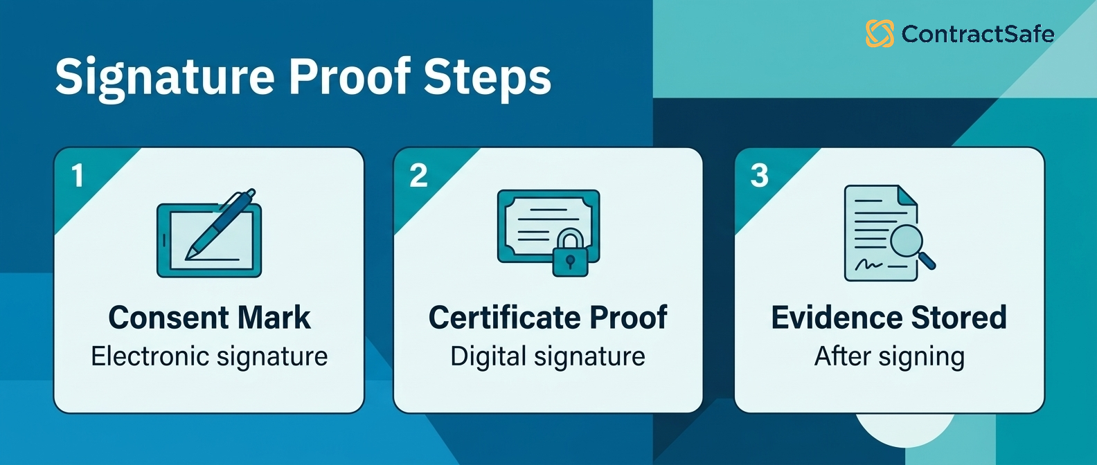 Electronic and digital signature key differences