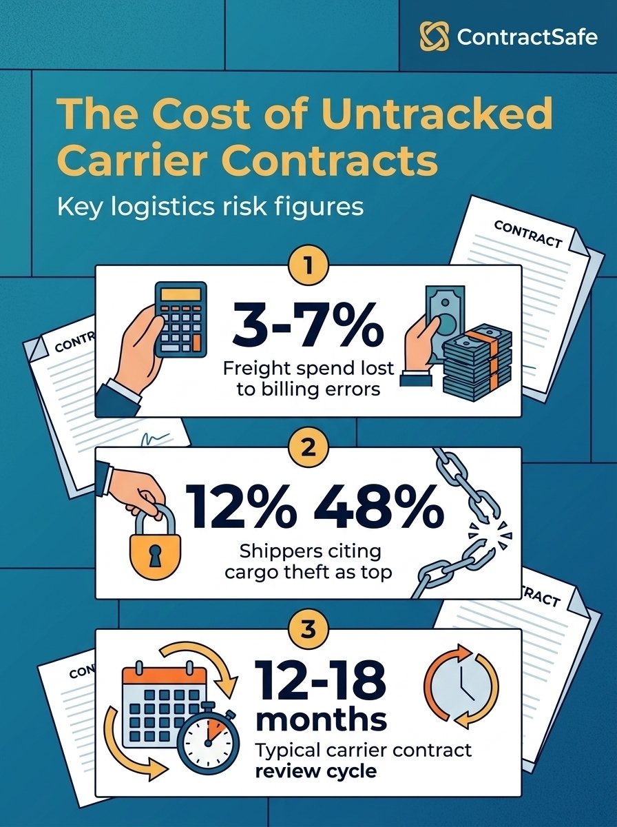 The Cost of Untracked Carrier Contracts