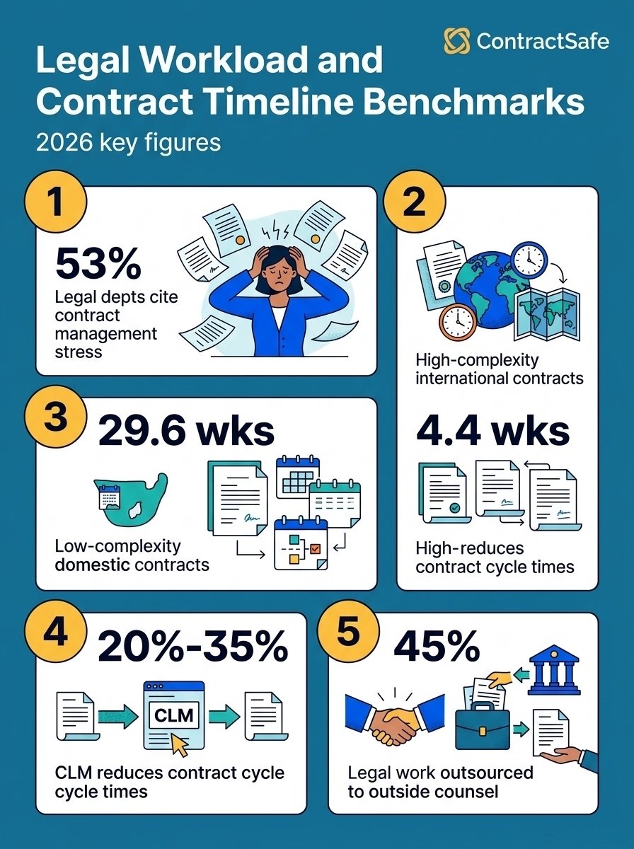 Legal Workload and Contract Timeline Benchmarks