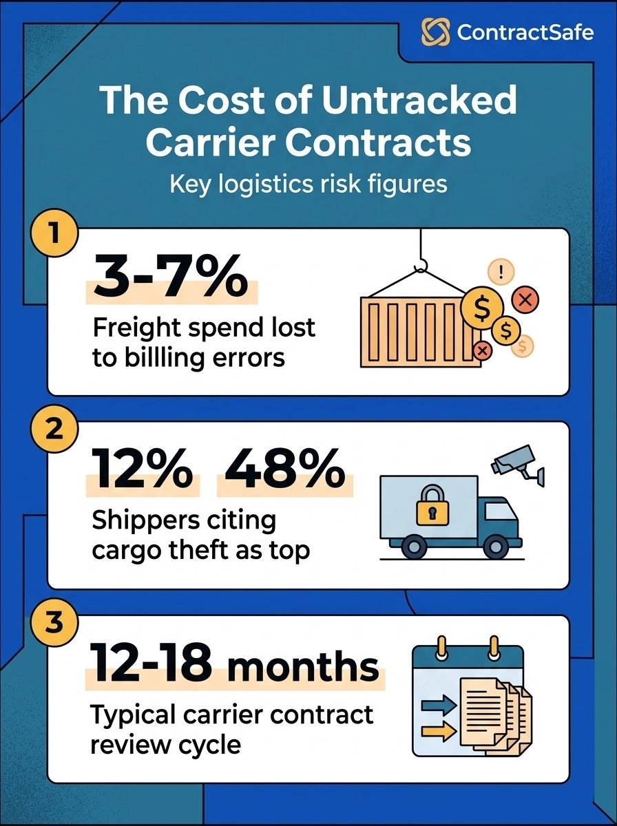 The Cost of Untracked Carrier Contracts