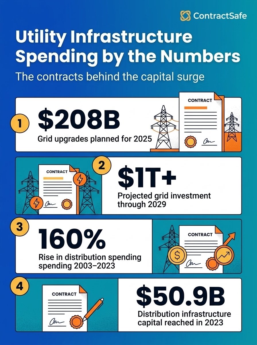 Utility Infrastructure Spending by the Numbers