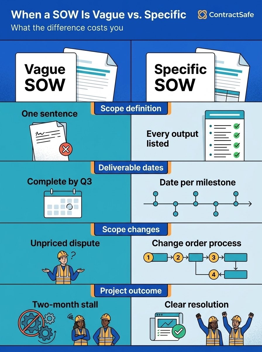 When a SOW Is Vague vs. Specific