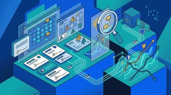 Contract management trends dashboard with contracts, risk signals, and analytics