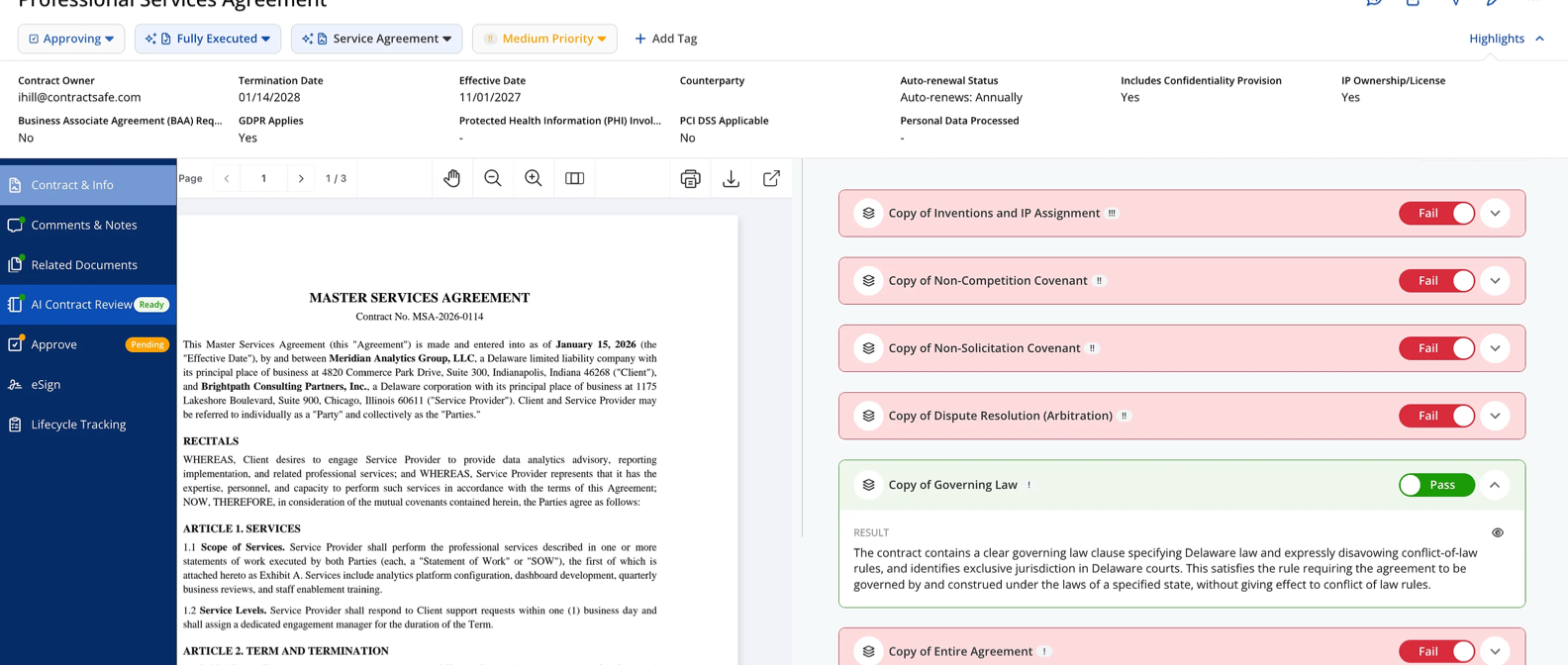 AI Contract Review