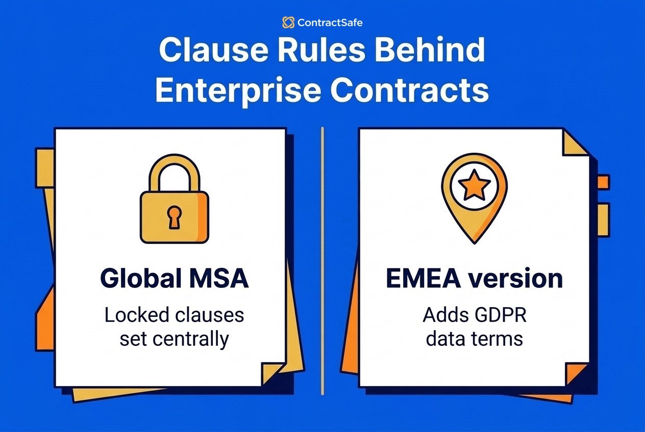 Clause Rules Behind Enterprise Contracts