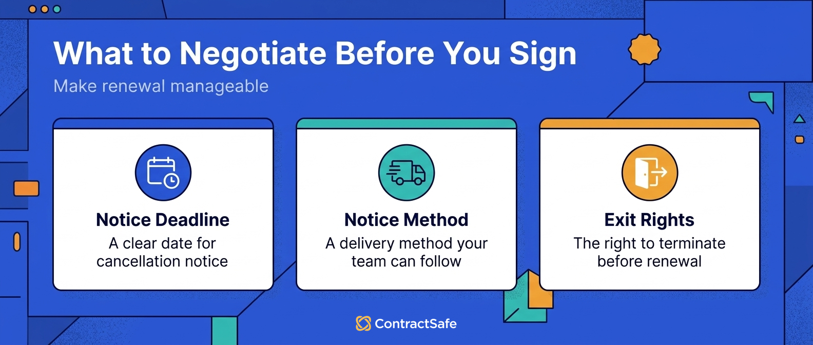 What to Negotiate Before You Sign