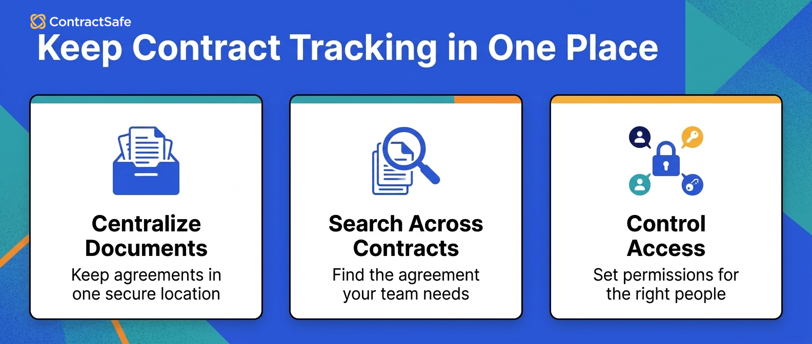 Keep Contract Tracking in One Place