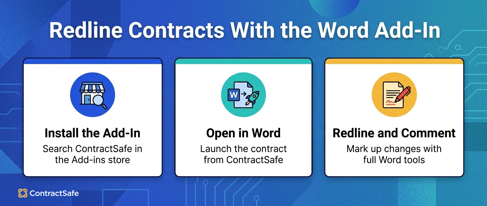 Redline Contracts With the Word Add-In