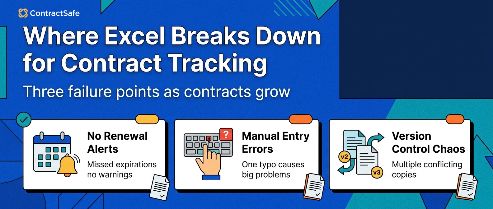 Where Excel Breaks Down for Contract Tracking