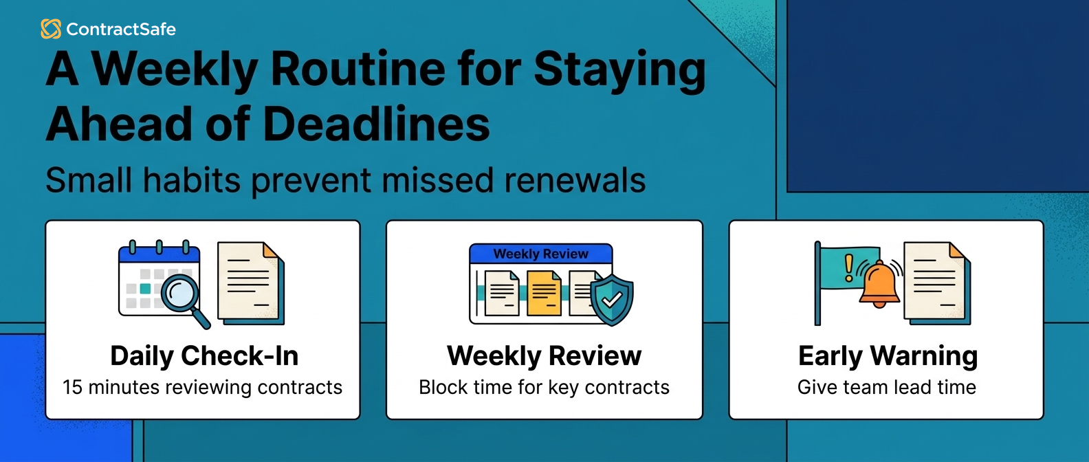 A Weekly Routine for Staying Ahead of Deadlines