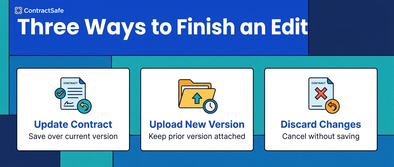 Three Ways to Finish an Edit