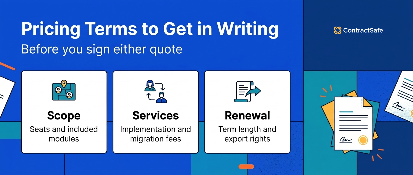 Pricing Terms to Get in Writing