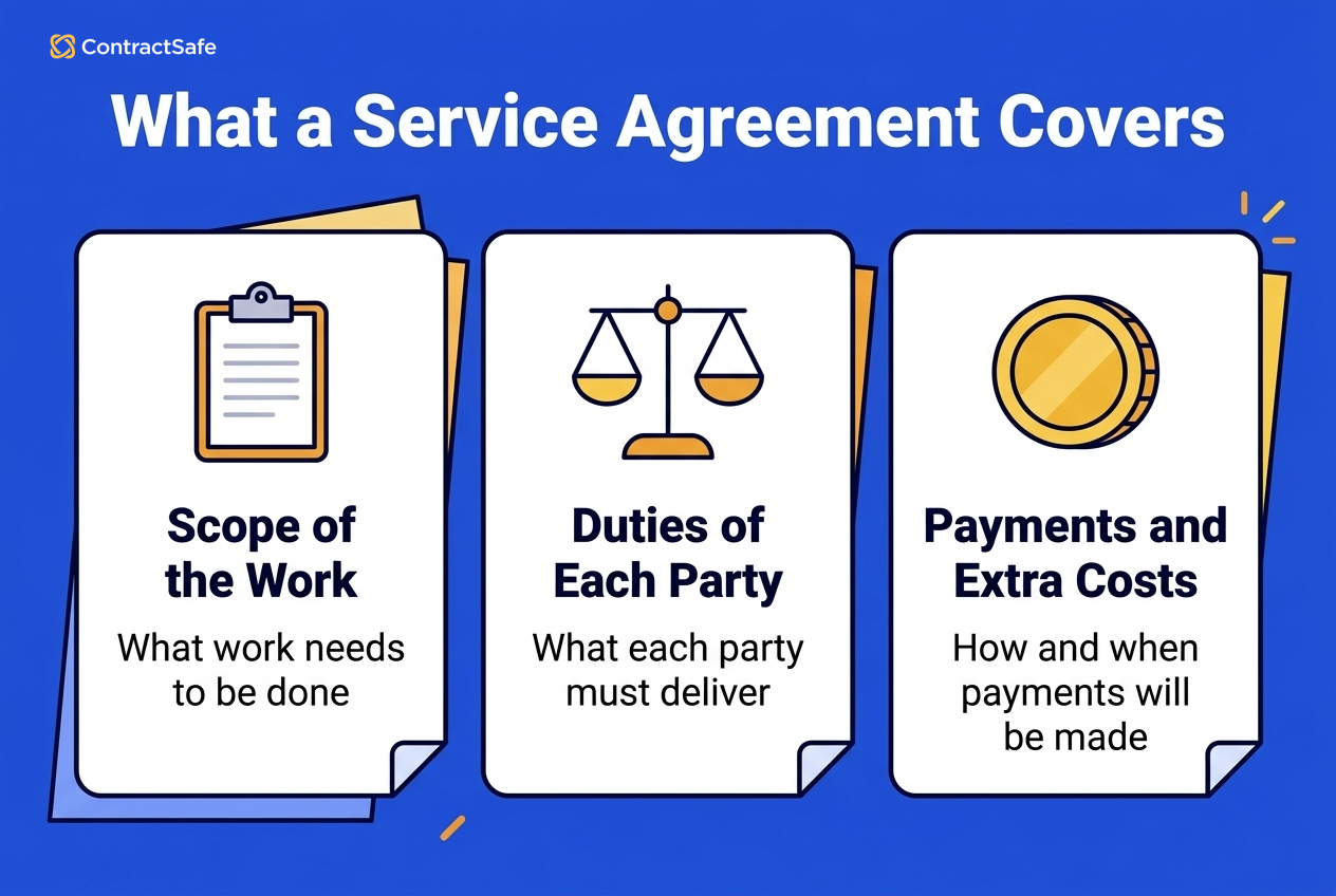 What a Service Agreement Covers