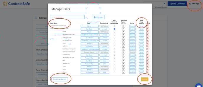 contract management system how to run a report