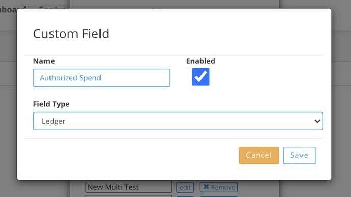 custom field example contract management system