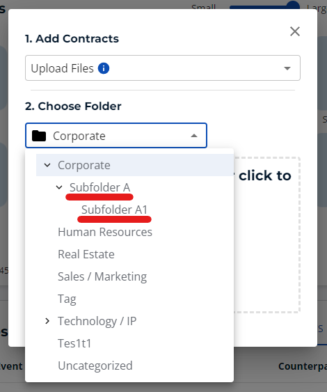 How to enable and use Subfolders?