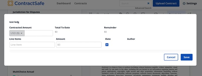 ledger field contract management system