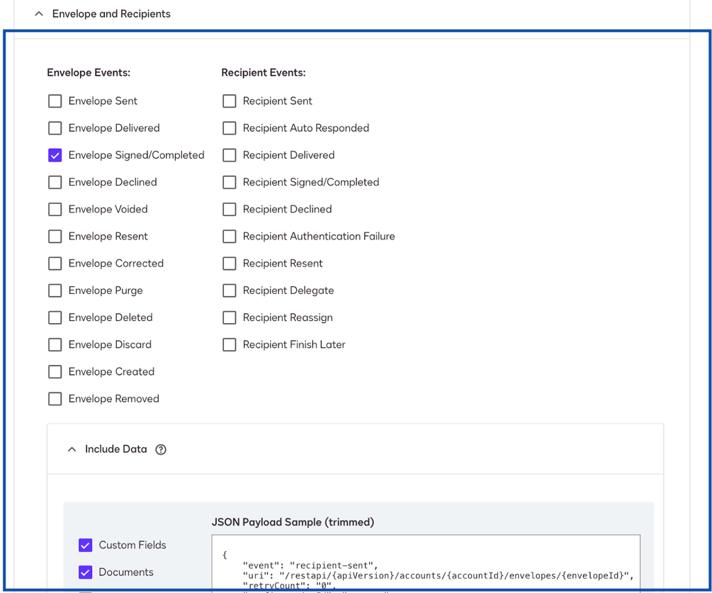 Integrating with DocuSign