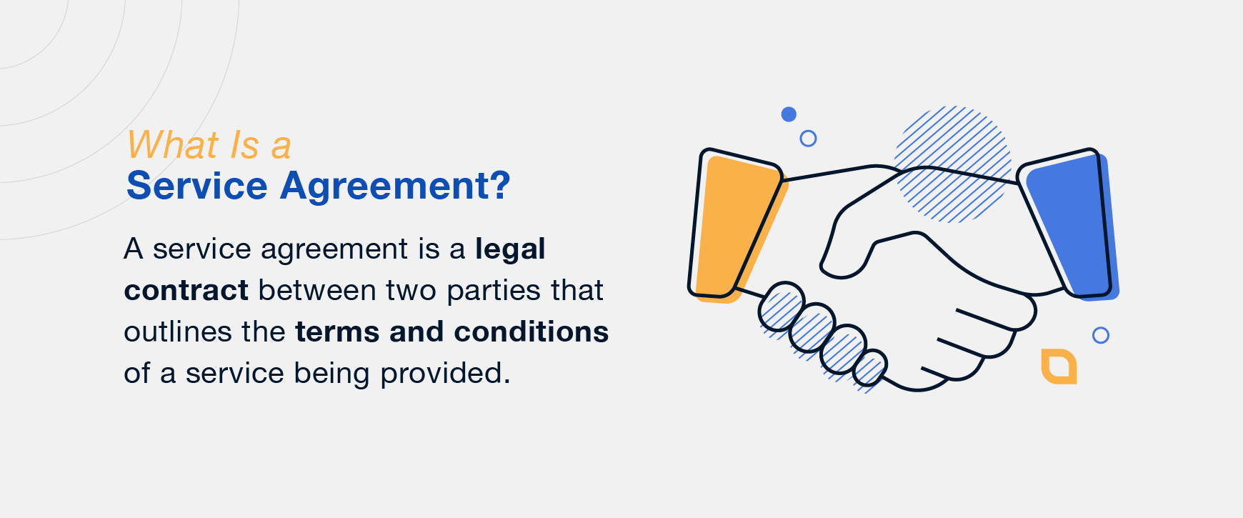 Definition of a service agreement