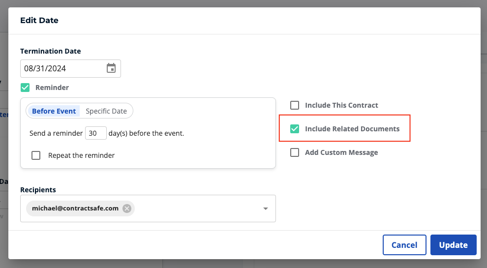 Email Reminders Q2