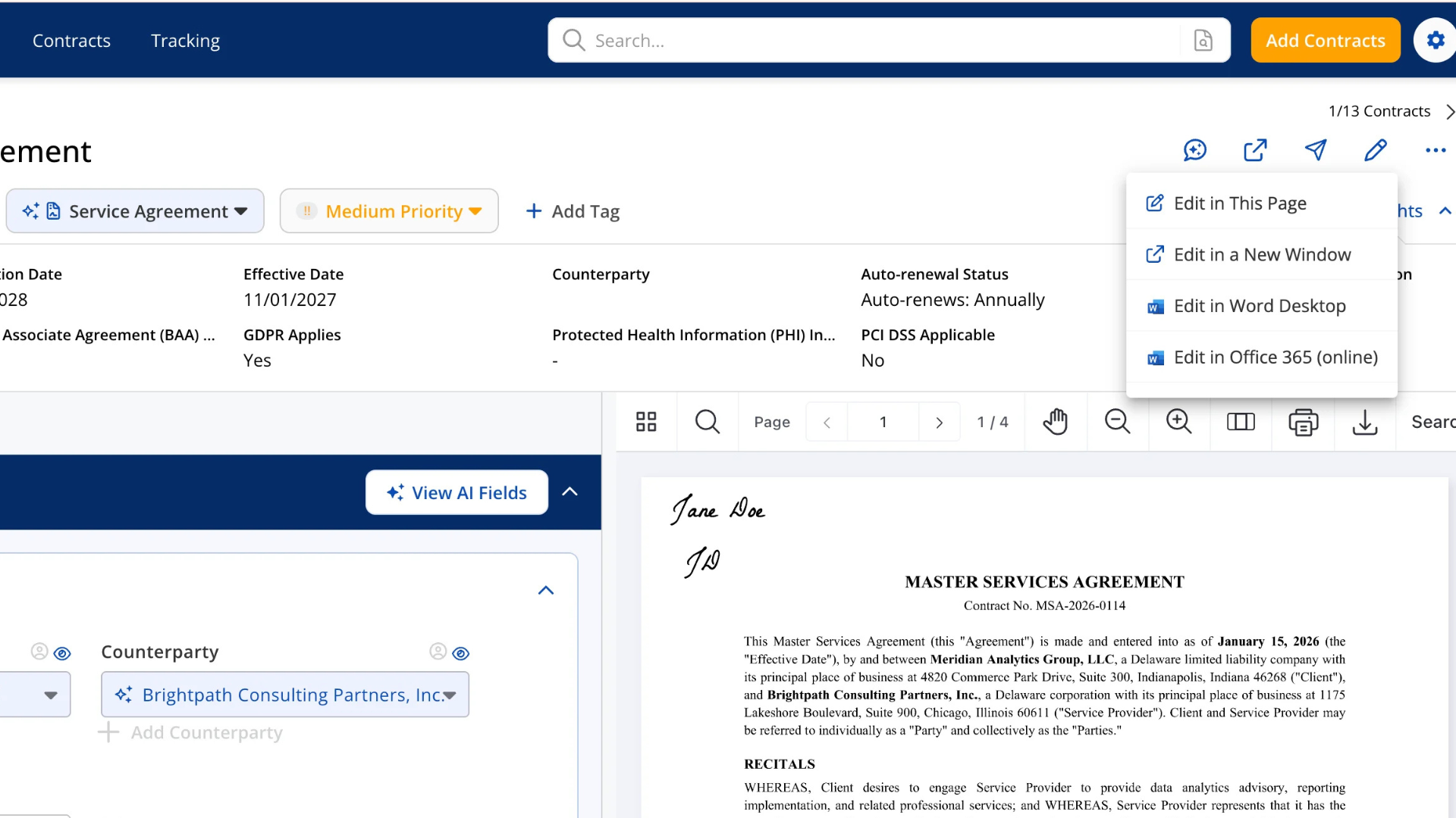 Signature Certificate