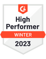G2 High Performer Winter 2023 Winner