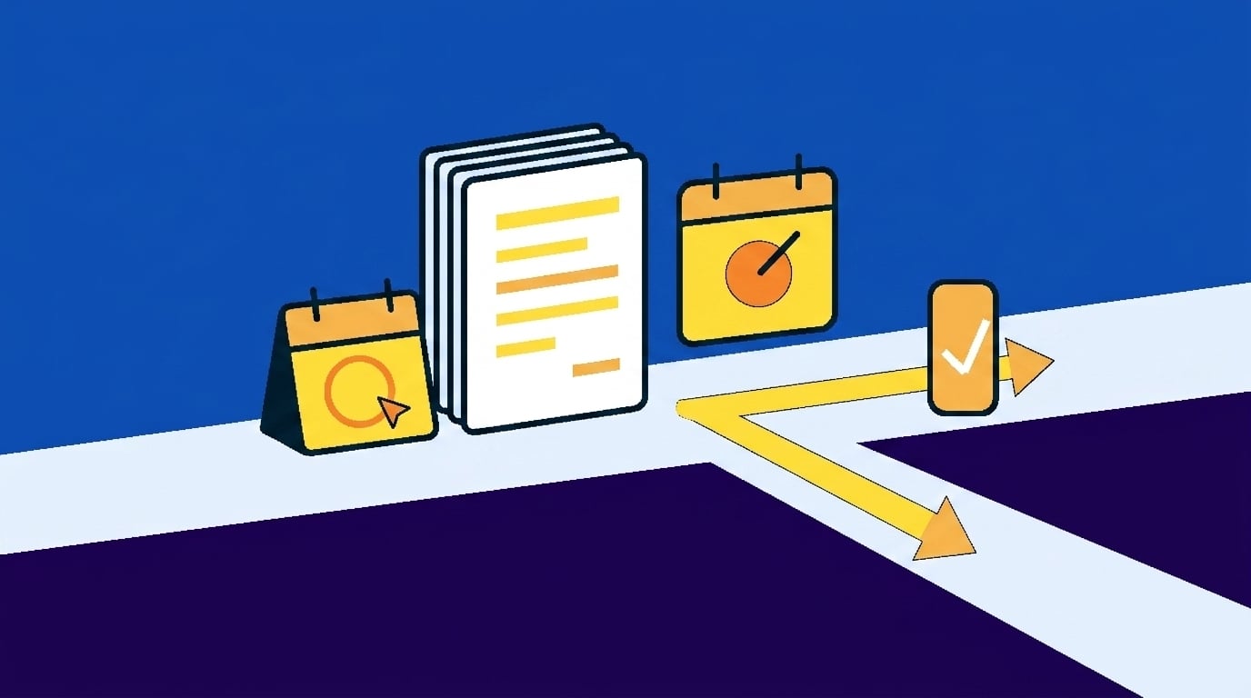 Contract packet and calendar deadlines at a wait-or-buy decision fork